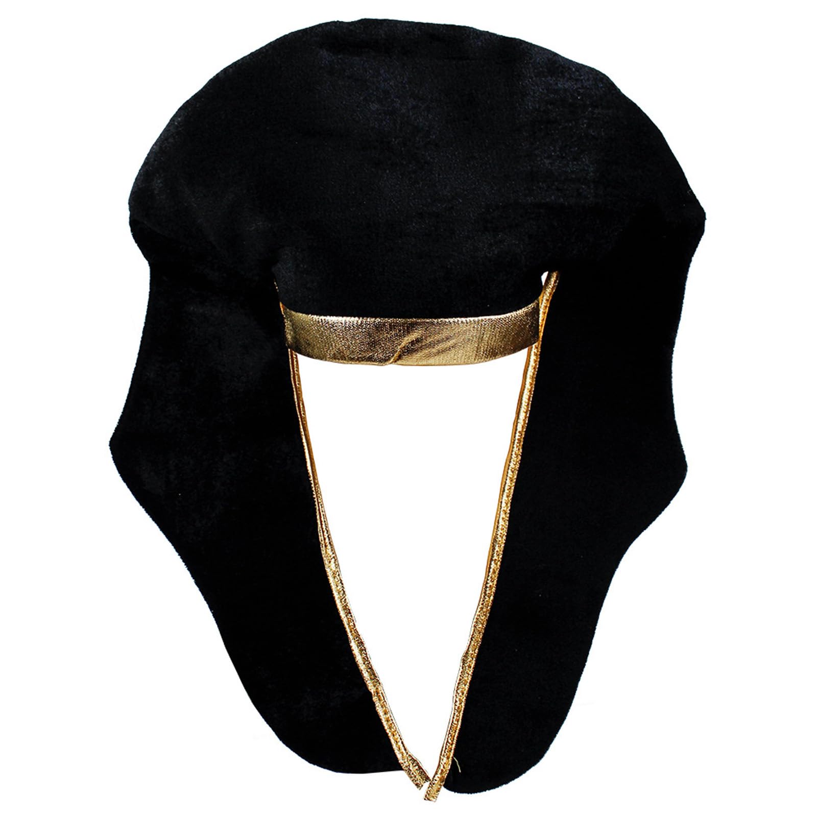 JIAHG Halloween Gold Egyptian Pharaoh Hat Pharaoh Style Headpiece King TUT Costume Hat Headwear King Pharaoh Cosplay Headress Accessory for Men Adult - Image 3