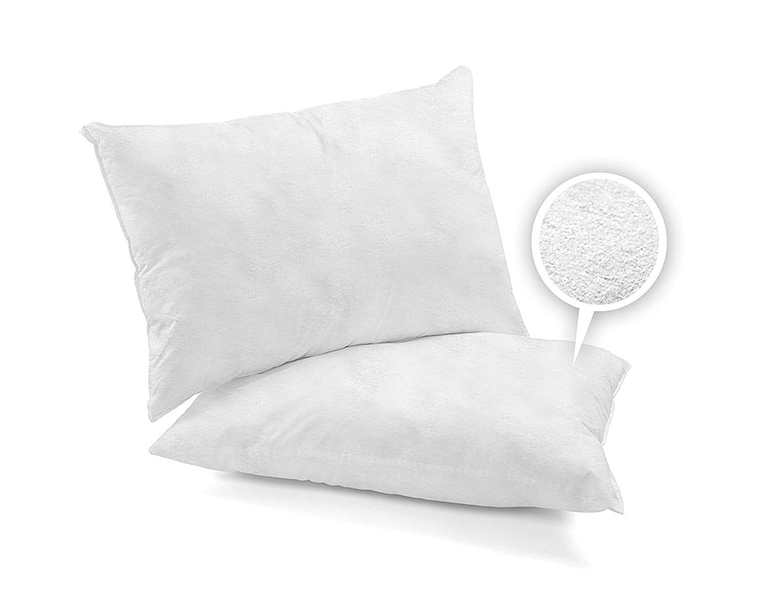 Super Soft Brushed Cotton Flannel Pair of pillowcases-Super Warm Flannelette Pillow Case/Covers-Thermal/Flannel Pillowcases pair in 7 colors-Warm & Cosy Pillowcases 75x50cm (White)