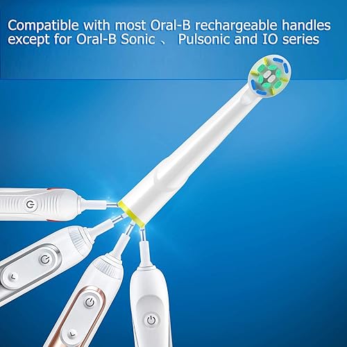 Miniatura 6 de Cabezales de repuesto compatibles con Oral B, cabezales de cepillo de dientes eléctricos para Oral b Braun Floss Pro 1000 Smart Genius x