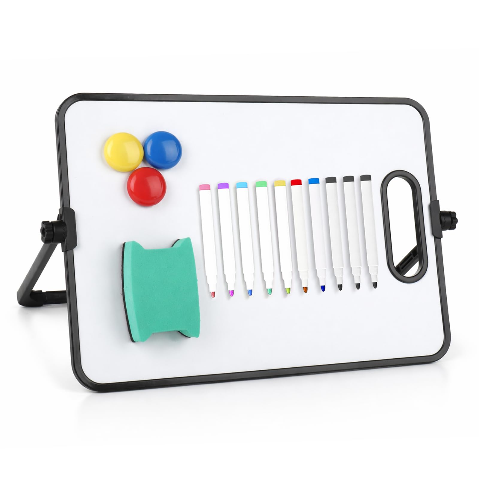 A4 Double Sided Magnetic Whiteboard 30x21cm Small Dry Erase Writing Board