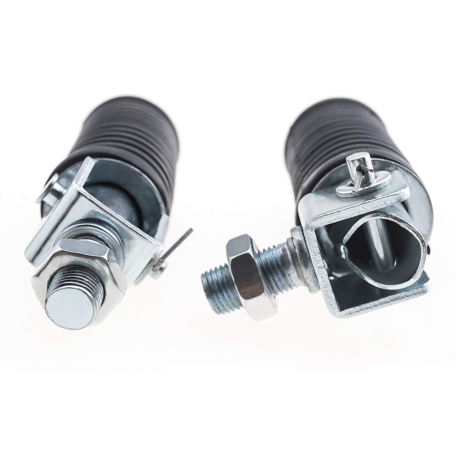 Repose-pieds Universels 10mm Pour Moto - Paire Pliable Pour Passager Arrière Avec Caoutchouc 75mm