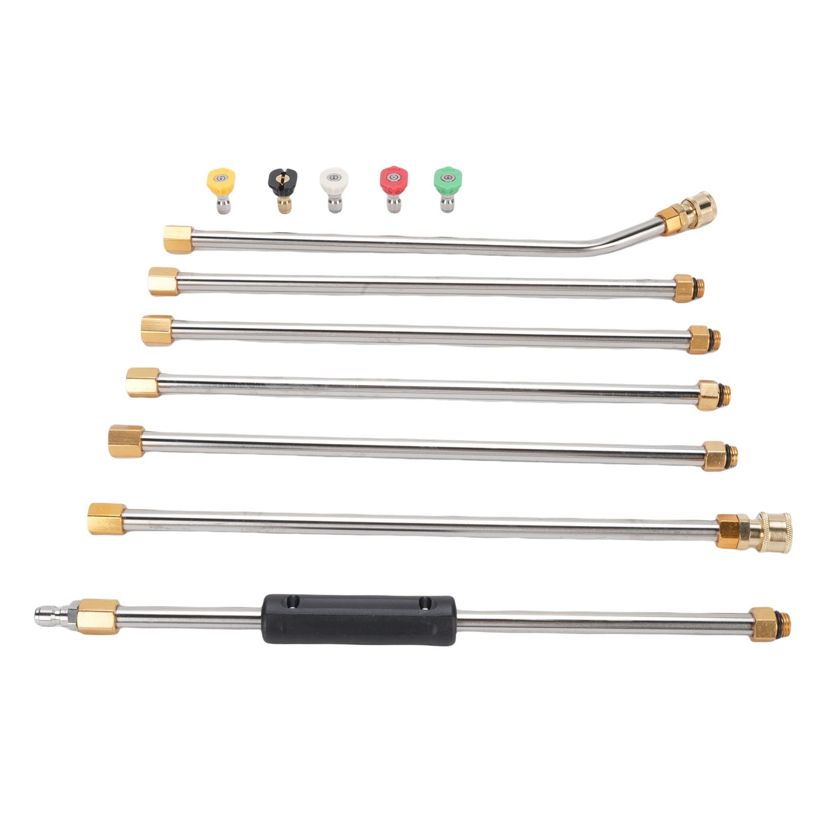 Headerbs Rallonge de Lance pour Nettoyeur Haute Pression 4000 PSI Laiton,