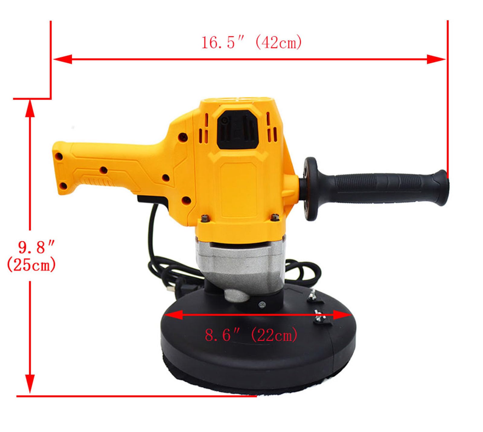 INTSUPERMAI Concrete Cement Floor Wall Rough Grinding Machine Dust
