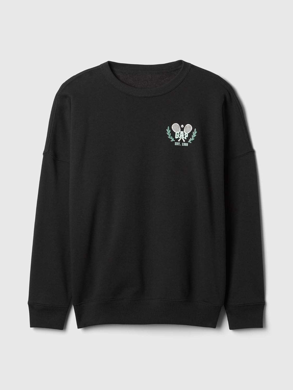 GAP womens V-logo Oversized Crew - Image 5