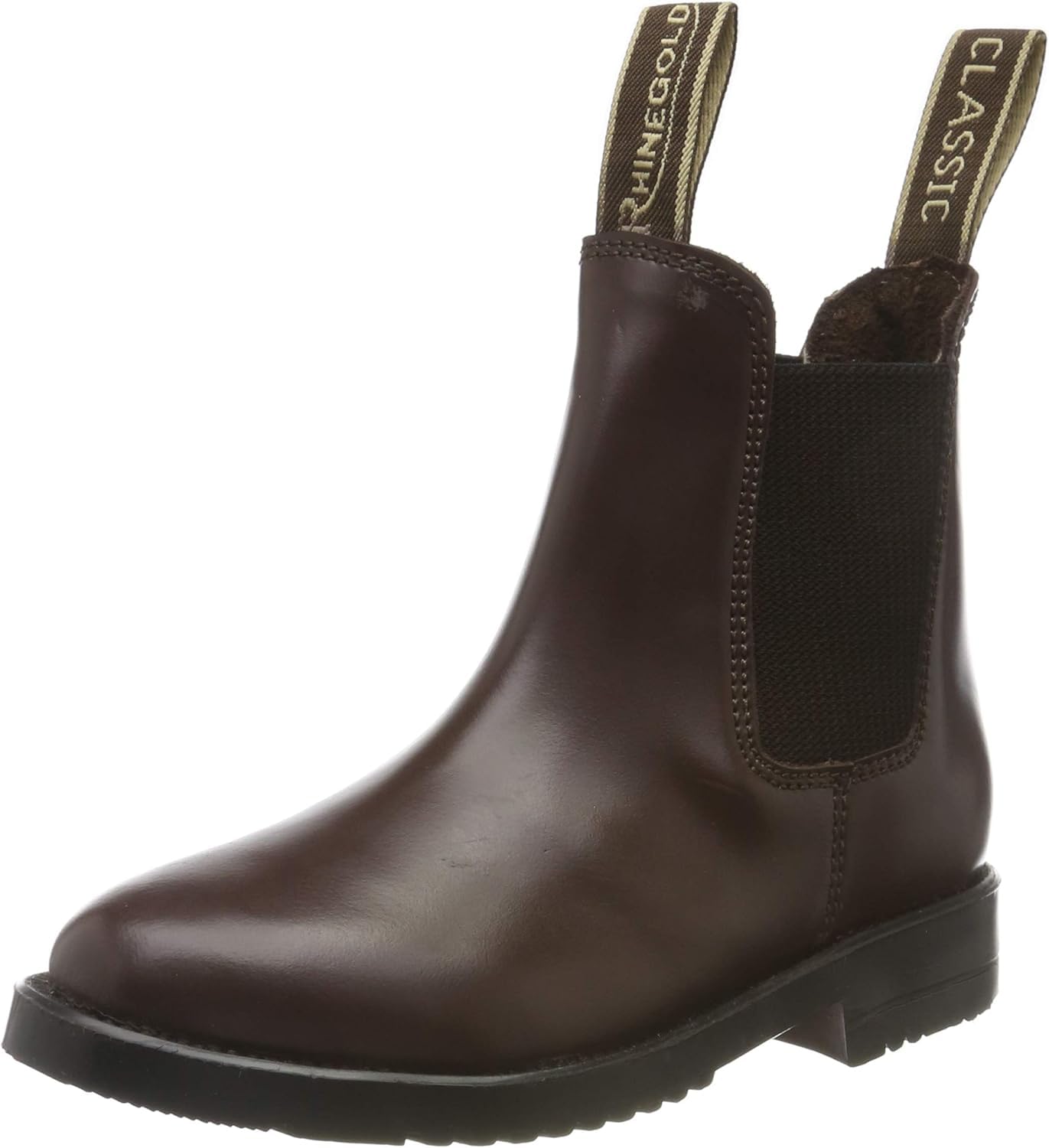 rhinegold Childrens Classic Leather Jodhpur Boots-picture-40