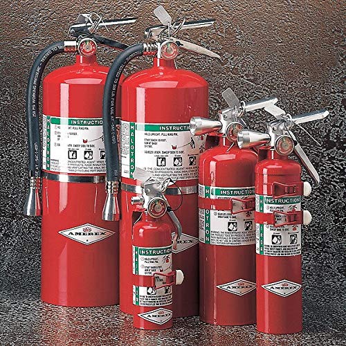 Fire Extinguisher, 1B:C, Halotron, 1.4063 lb