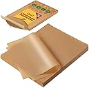 Katbite 200Pcs 9x13 inch Heavy Duty Unbleached Parchment Paper, Parchment Paper Sheets for Baking Cookies, Cooking, Frying, Air Fryer, Grilling Rack, Oven(9x13 Inch)