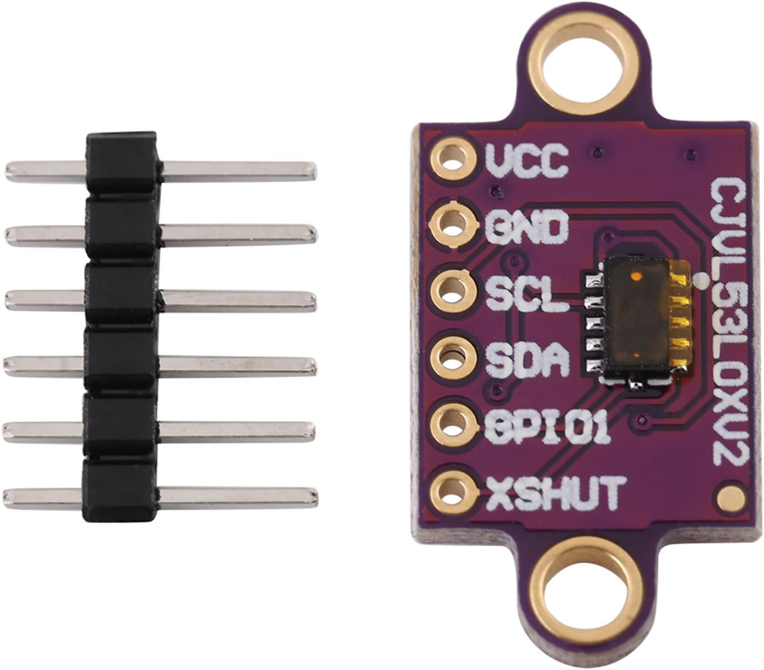 VL53L0X Time-of-Flight Distance Sensor Module for LiDAR Systems, Compact I2C Ranging Sensor with Precision Measurement Technology for Robotics and Automation Applications