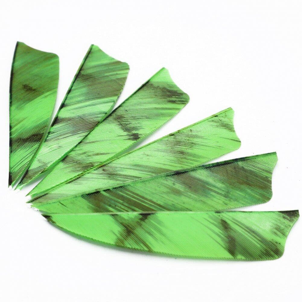 Flèches De Chasse en Plumes, 50 Pièces, Bouclier De Palette De Tir À l'arc, Fletchings De pour Chasse, Tir sur Cible, Accessoires De