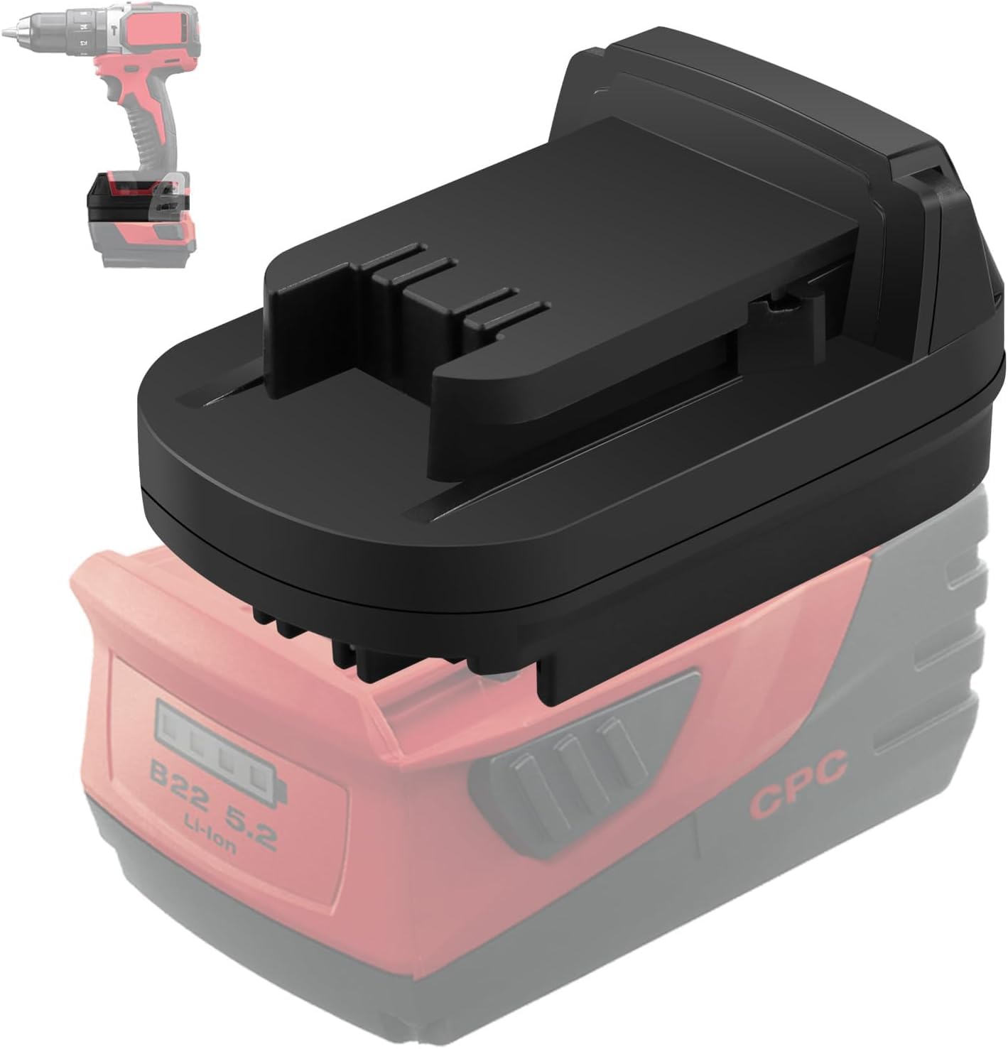 Amazon.co.jp: DEWDYS HLT22MIL バッテリーアダプター Hilti 22V B22