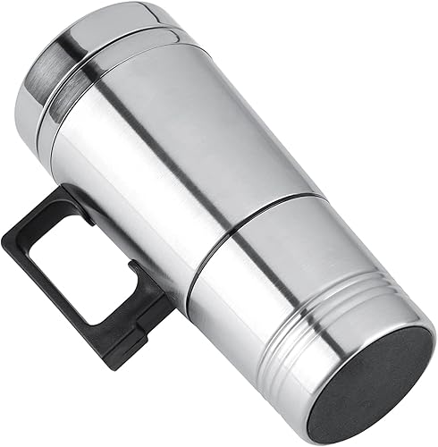 Miniatura 8 de Taza de calefacción eléctrica para automóvil, 12 V24 V, 10.1 fl oz, taza eléctrica para café, té, agua, botella de bebida (24 V)