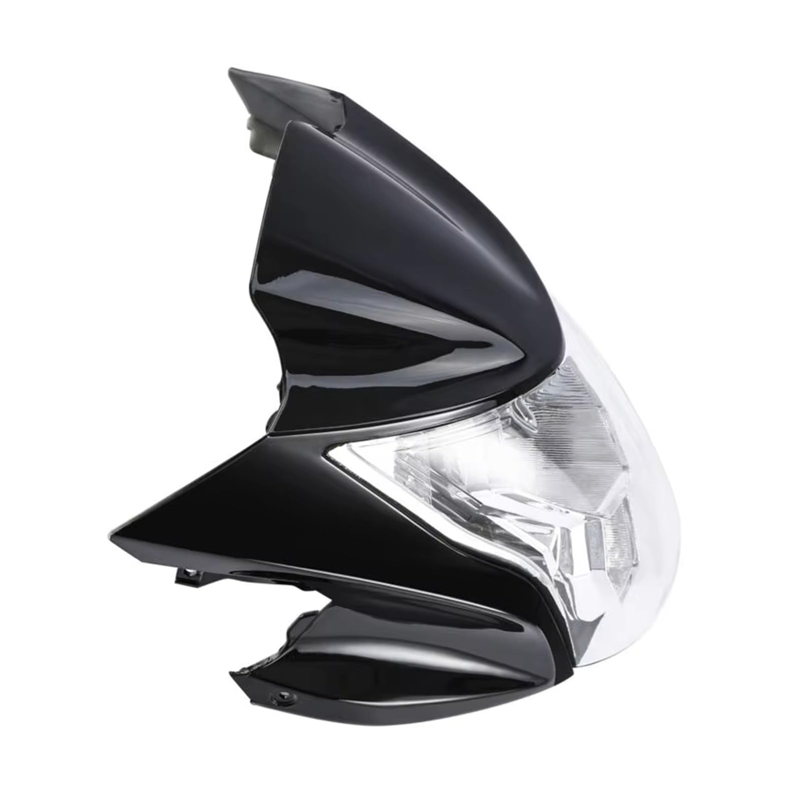 Moto Optique Phare Avant Pour Kawasaki Pour ER6N 2012 2013 2014 2015 Moto Noir Carénages De Phare Phare Lampe Capot
