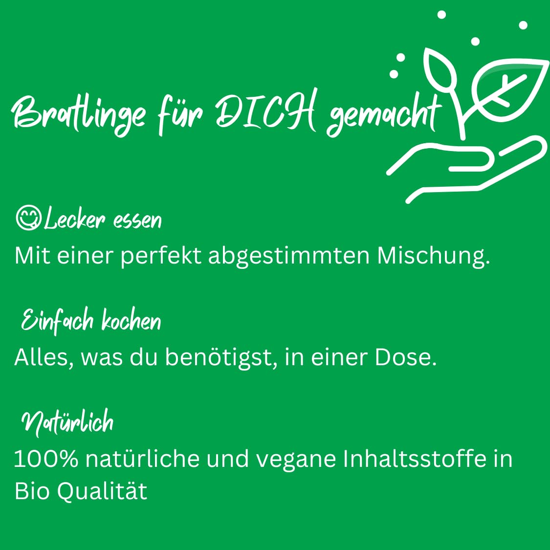 Vegane Bratlinge Dinkel-Hafer Gemüse 1000g (2x500g)