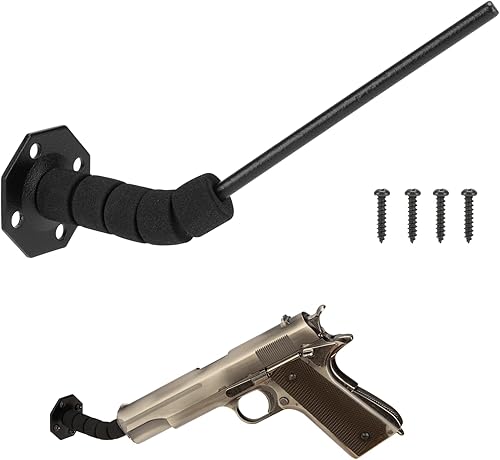 Soporte oculto para pistola de 9045 grados, para almacenamiento en interiores, montaje en pared y múltiples superficies