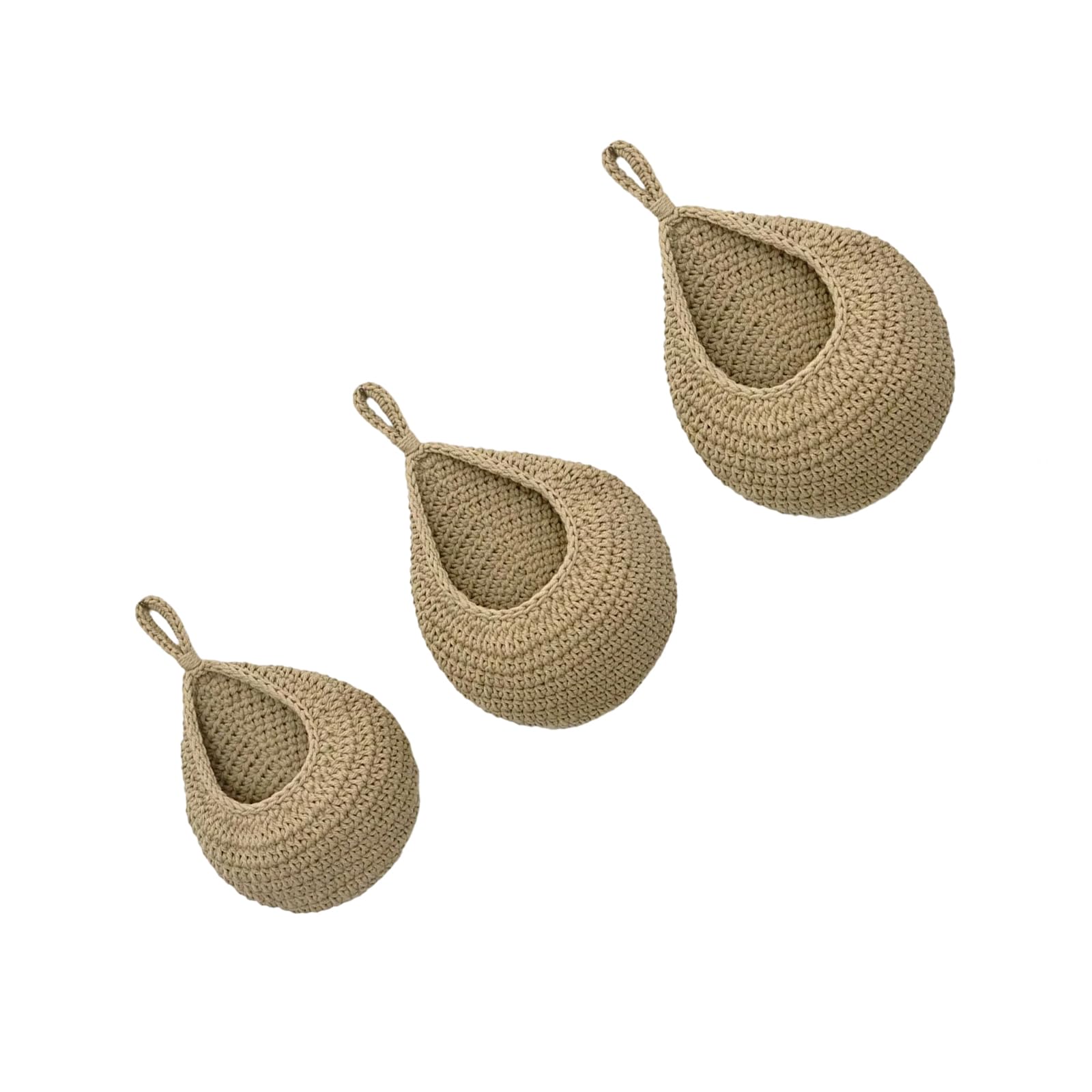 HENYGEN Multipurpose Hanging Basket for Fruits Eggs Items and Flowers Crafted From Sturdy Rope Construction Versatile Nonconformist Home Decor