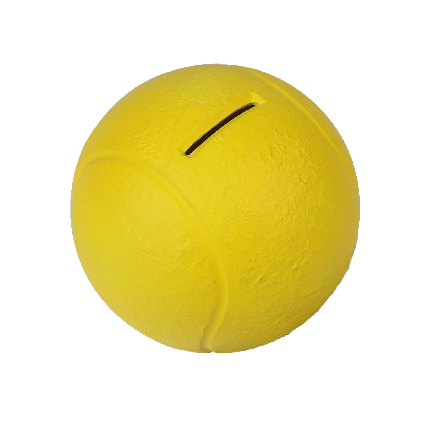 HMF 48910 skarbonka - piłka tenisowa, z kluczem, średnica 10 cm, żółta