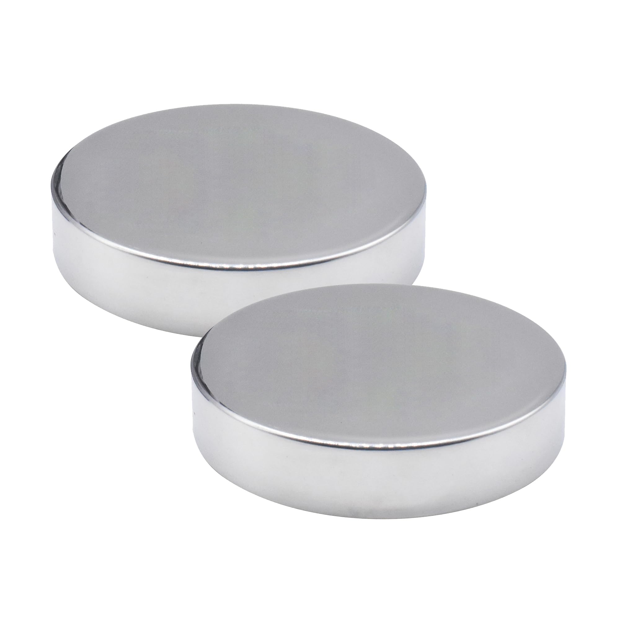 Outset Stainless Steel Round Ice Packs, Set of 2 Travel Ice Packs, 3.75" x 0.75"