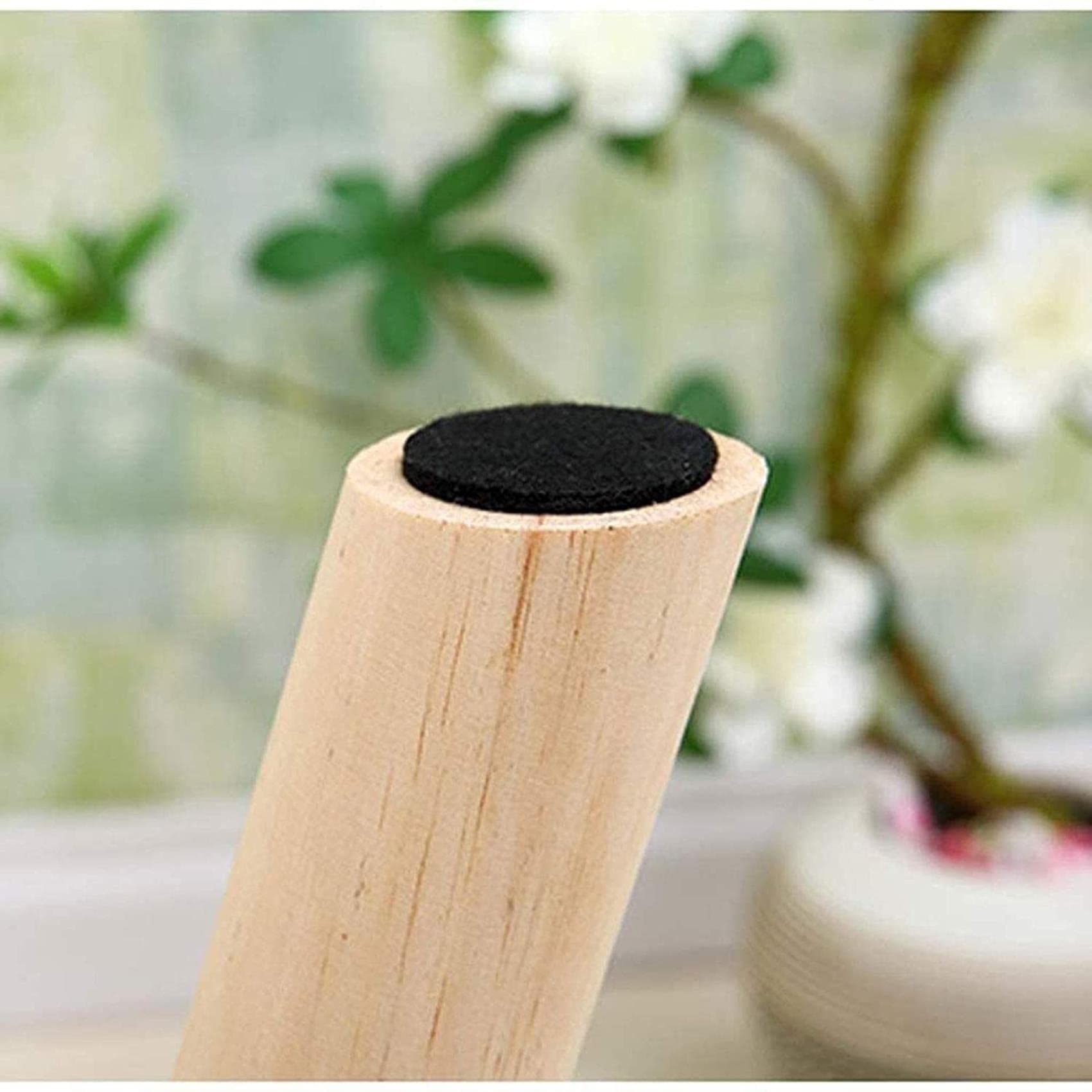 Pisos tapizado Taburete Redondo de pie redondeo Simple Silla de Asiento de tapicería Grande Altura de Madera de Madera sólida taburetes de pie de pie para el hogar creador de Almacenamiento