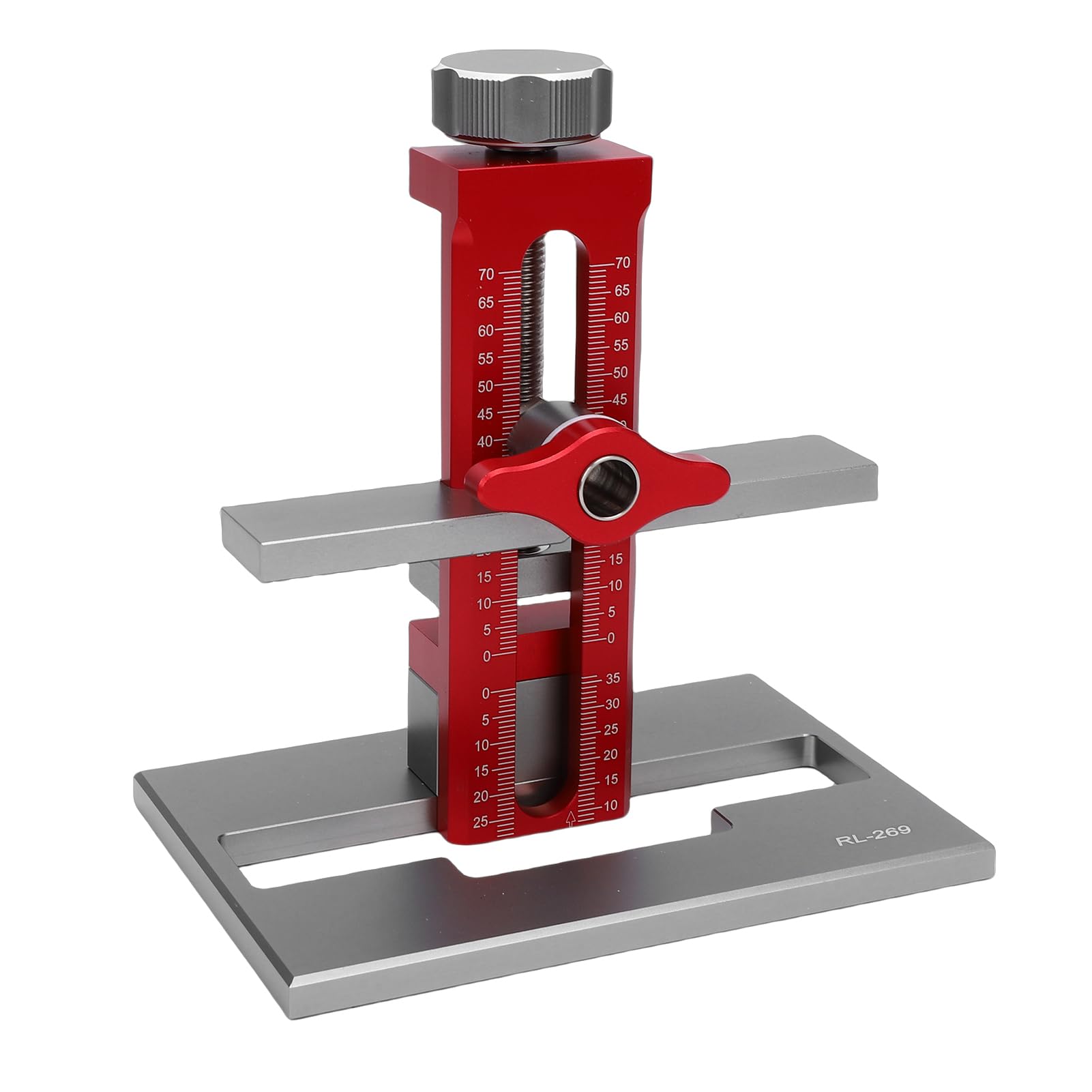 FTVOGUE di Installazione per ante in Alluminio, Guida di Allineamento di | Regolazione flessibile, adatta per armadi con e senza telaio, dimensioni guida per trapano 6 mm, 8 mm, 10 mm