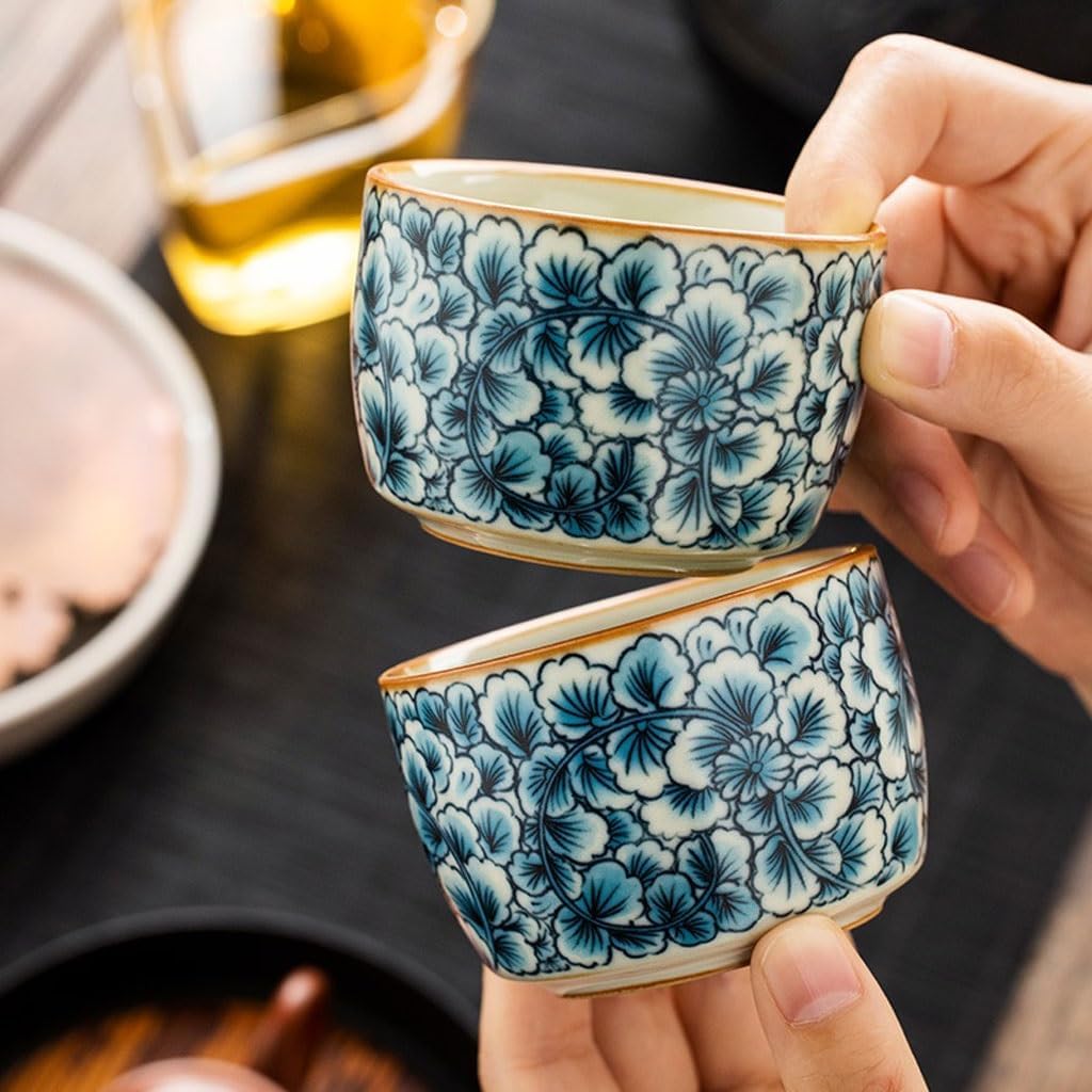 GSOUL Kungfu Tea cup Tea Cups For Tasting Kung Fu Sets Ceramic Host Personal Kitchen Party Exquisite Small Tea Cups
