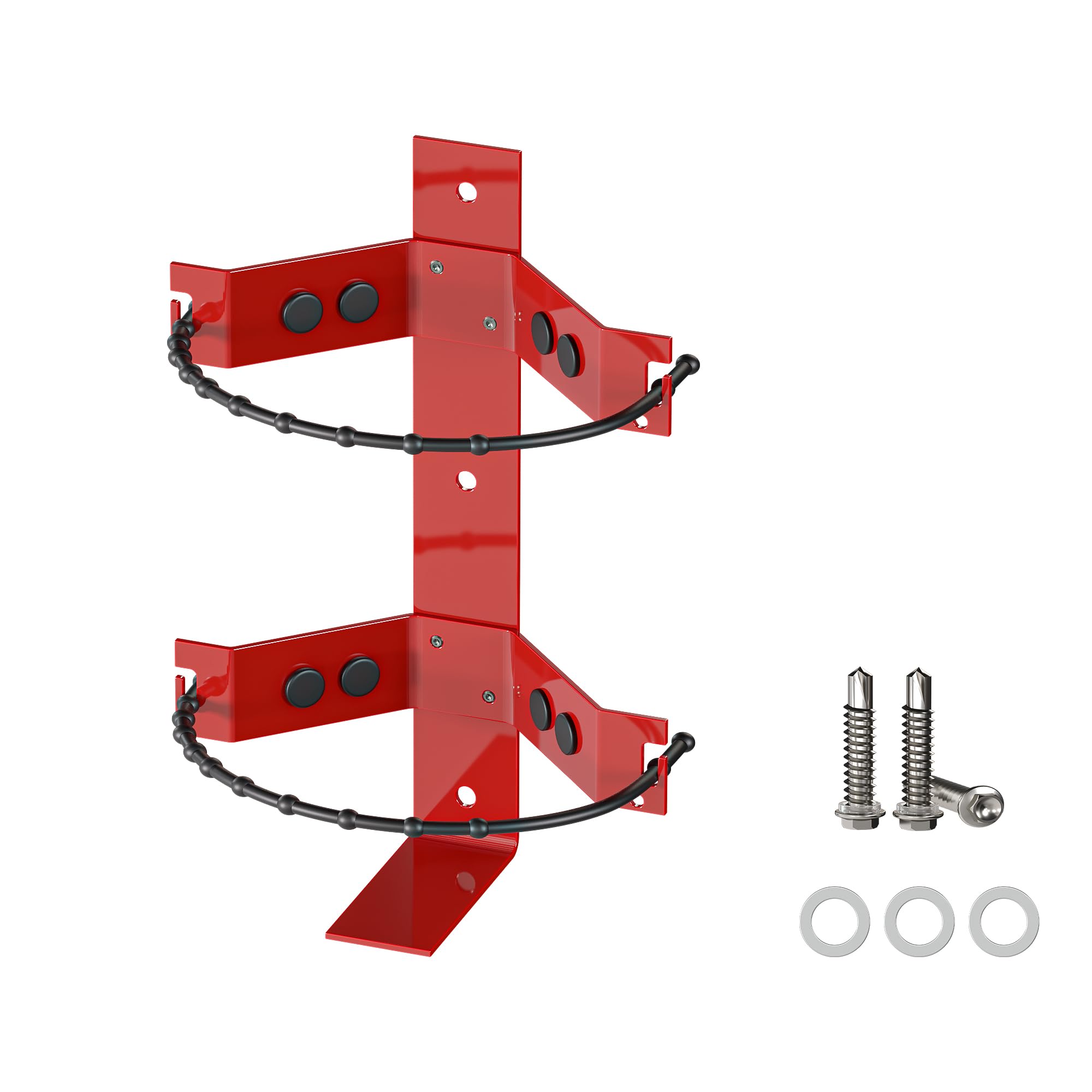 Staffa di montaggio premium per estintore: supporta fino a 4,5 kg, resistente e facile installazione. Ideale per uso domestico, in camion, camper, barche, uso marittimo