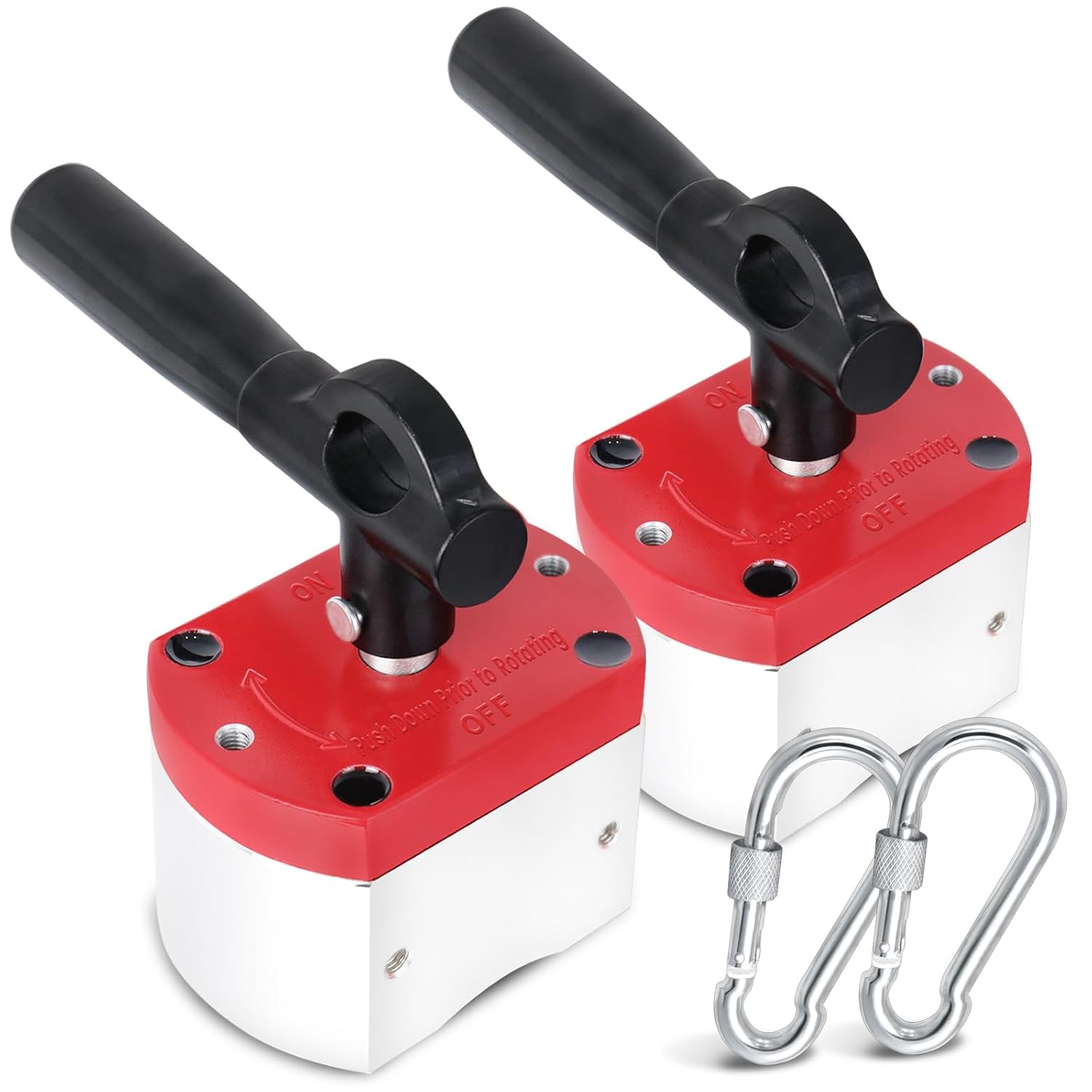 DTLHCNCT 600 LB ON/Off Magnets, Magnetic Welding Holder, Multipurpose Switch Magnet for Lifting and Handling,Metal Screening,Weld Positioning,Metal Salvage (2 Pack)