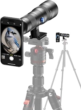 20-60X Zoom Telephoto Lens for iPhone 15 Pro Max, Evil Eye High Power HD Telephoto Phone Lens with Phone Case
