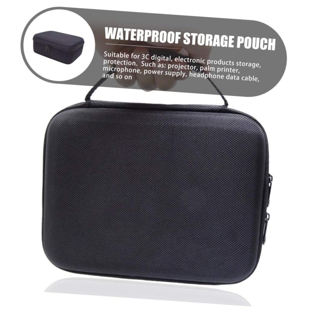 Bolsa para Productos Electrónicos Negra Portátil, de Gran Capacidad