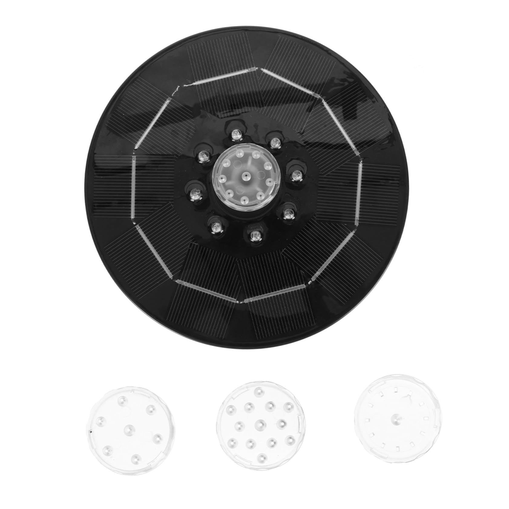 Pompe de fontaine solaire flottante à LED pour grand étang