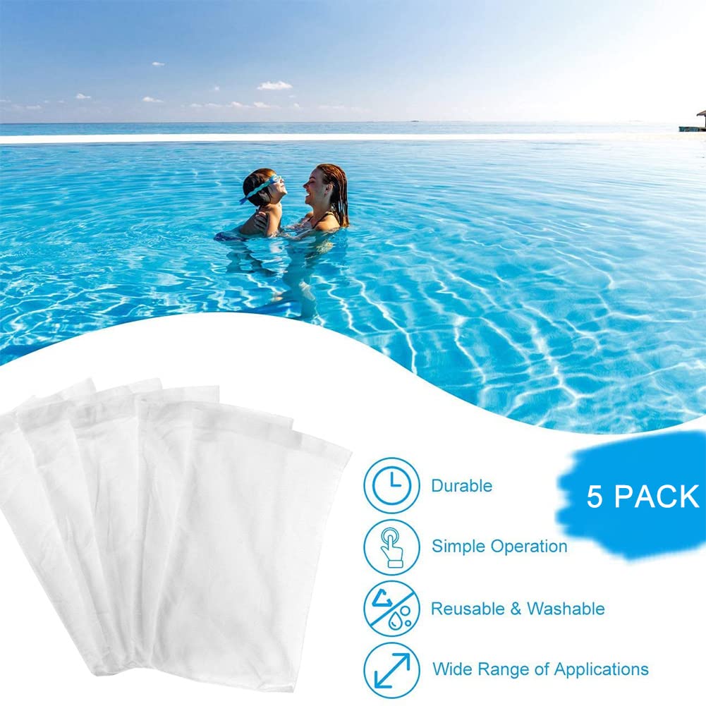 Scettar 40 Pièces Chaussette Skimmer Piscine, Filtre Skimmer Piscine, Pool Skimmer Socks, Filtrantes Chaussettes Protégez La Piscine Propre Retirer Feuilles, Écume, Cheveux