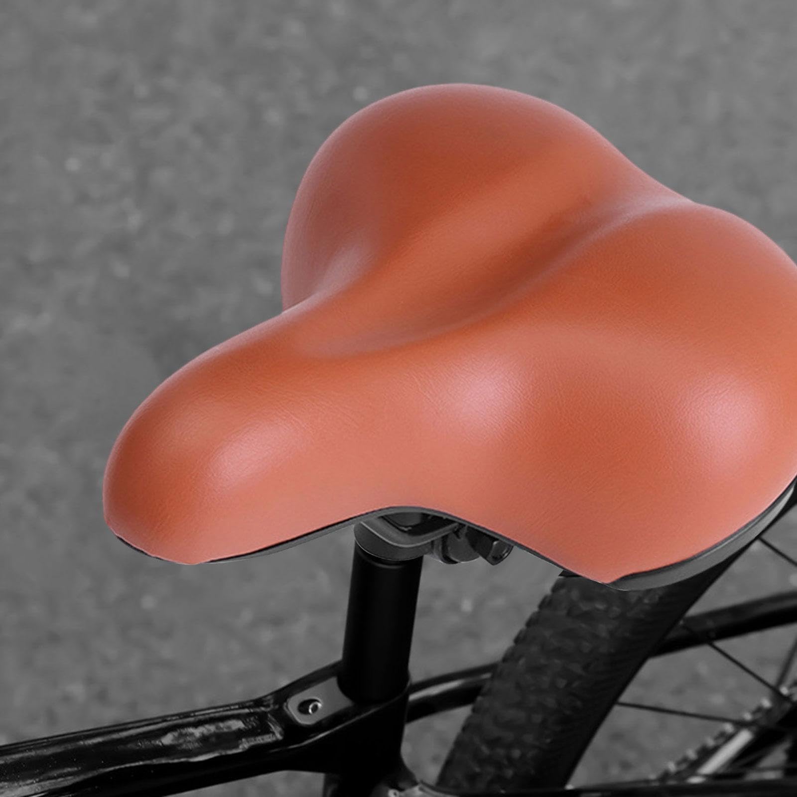 Ampia Sella per Bicicletta, Adatta Sia per Uomo Che per Donna, con Assorbimento degli Urti E Impermeabile, Ideale per Mountain Bike da Strada.