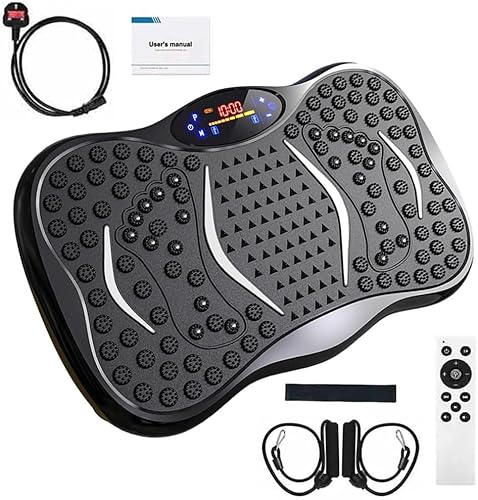 Blendra Vibration Plate,Vibration Plate Exercise Machine 5 Modes Full Body,120 Adjustable Speeds Built-in Bluetooth Vibrating Plate for lymphatic drainage & weight loss (Black)