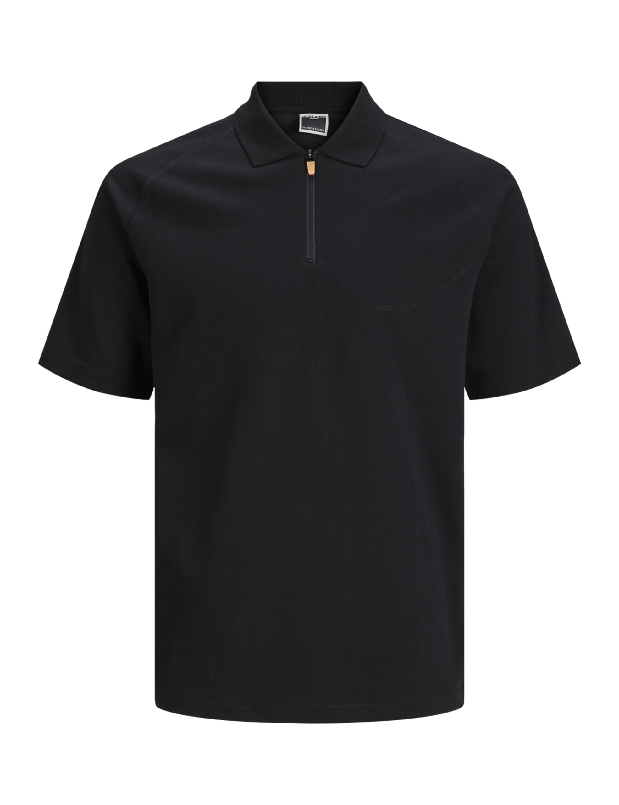 Jack & Jones Men's Jcofusion Polo SS Polo Shirt, Black, L