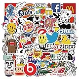 100枚 ステッカーセット 防水シール ステッカーパック デカール スーツケース 車 自転車 バイク ヘルメット パソコン スノーボードに適用 (100-6)