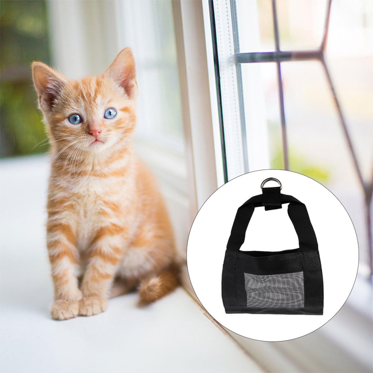 VANZACK Imbracatura per Pesatura Bestiame in Nylon 2 Pezzi Design Resistente e Sicuro per Piccoli Animali e Vitelli, Comoda e Facile da Usare