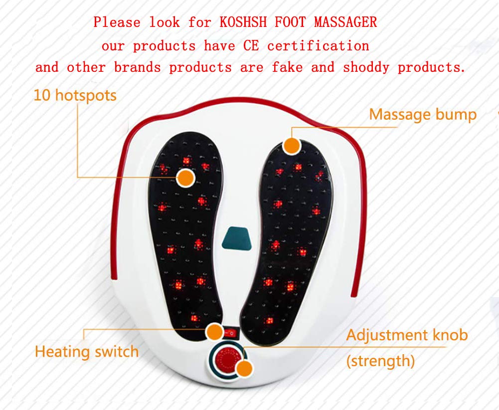 Masseur De Massage De Pied Shiatsu Massager De Circulation du Corps Boostez Votre Pompe De Muscle De Veau pour Stimuler La Thérapie De Circulation De Sang pour Soulager La Douleur.