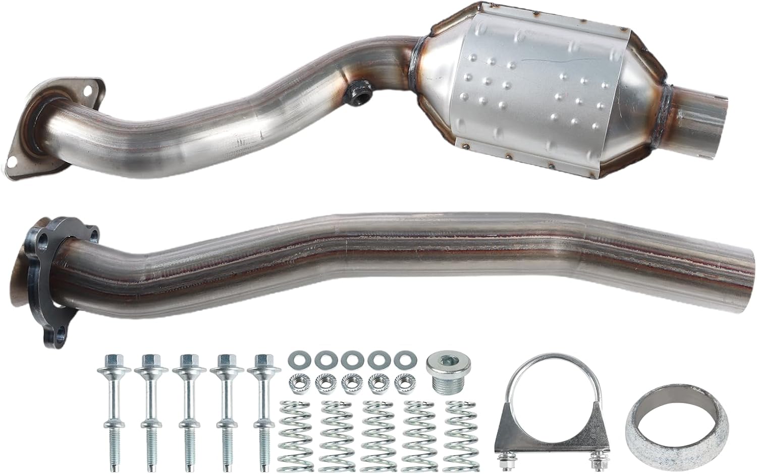 Catalytic Converter Kit Direct-Fit Compatible with Chevrolet Colorado 2004-2012, Compatible with GMC Canyon 2004-2012, Compatible with Hummer H3 2006-2007 & Isuzu i280 2006, i350, 2.8L 2.9L 3.5L 3.7L