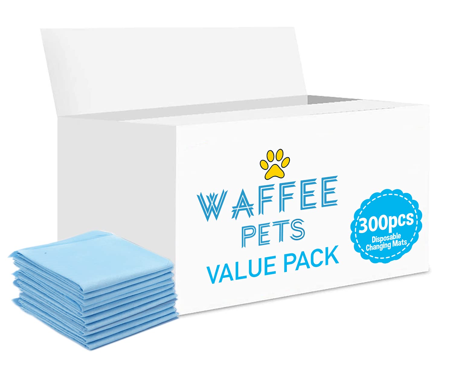 Waffee Disposablechangingmats,300Counts