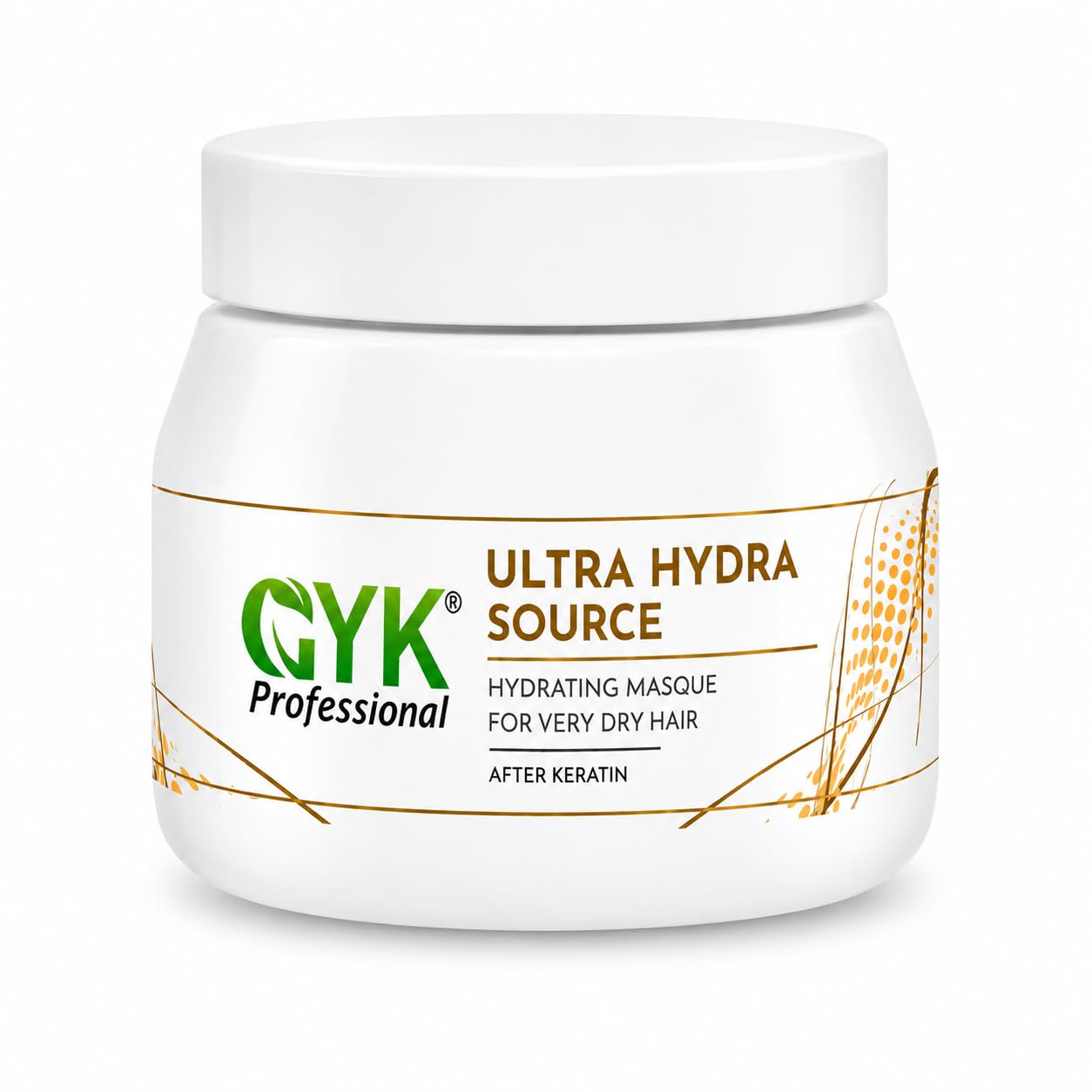 GYK Professional Ultra Hydra Source Hydrating Hair Masque for Very Dry & Damaged Hair | Deep Conditioning Hair Mask After Keratin, Smoothening & Chemical Treatments | Salon Professional Hair Care | 500ml-image-49