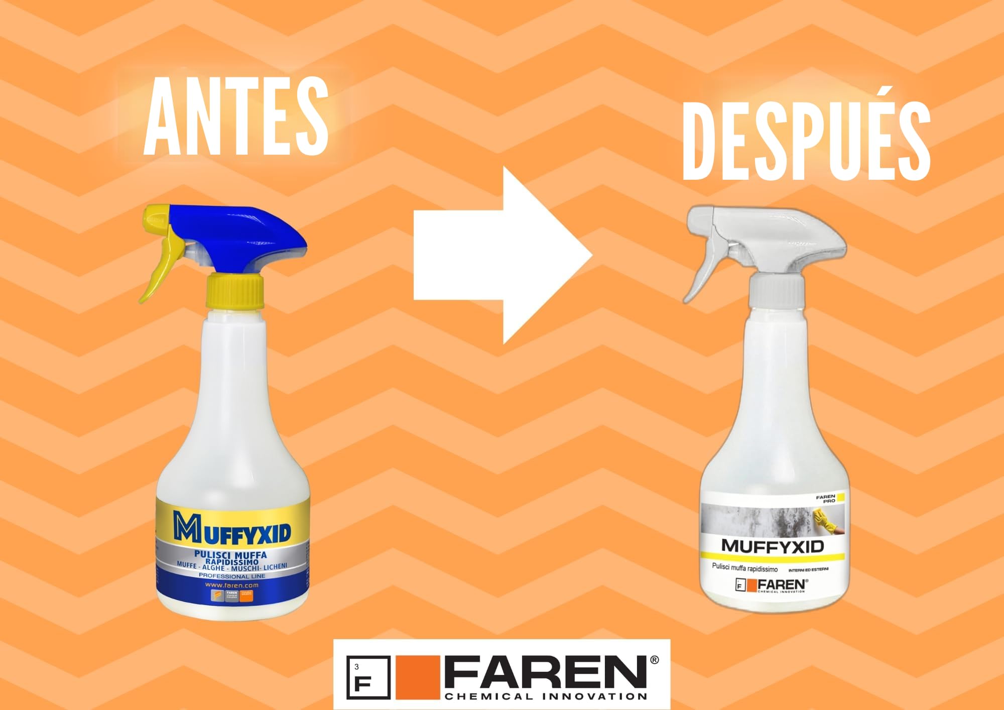 FAREN Supprime moisissures muffycid 500 ml-500 ml