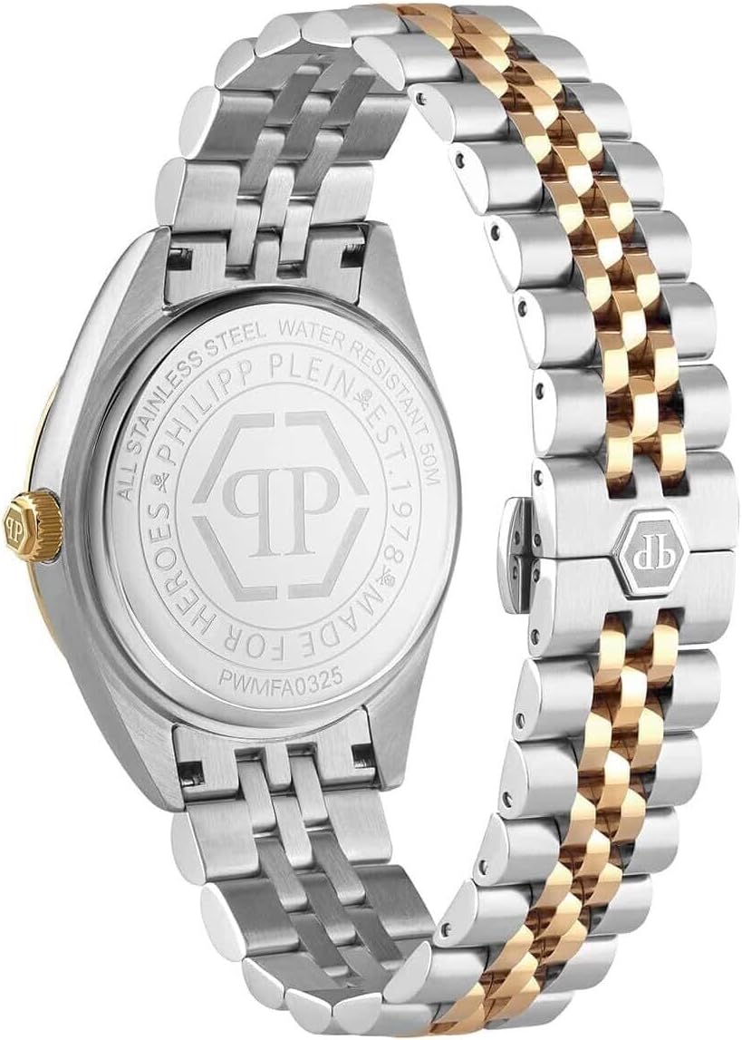 Philipp Plein Men's Watch Analogue Quartz Date Superlative Gent Stainless Steel