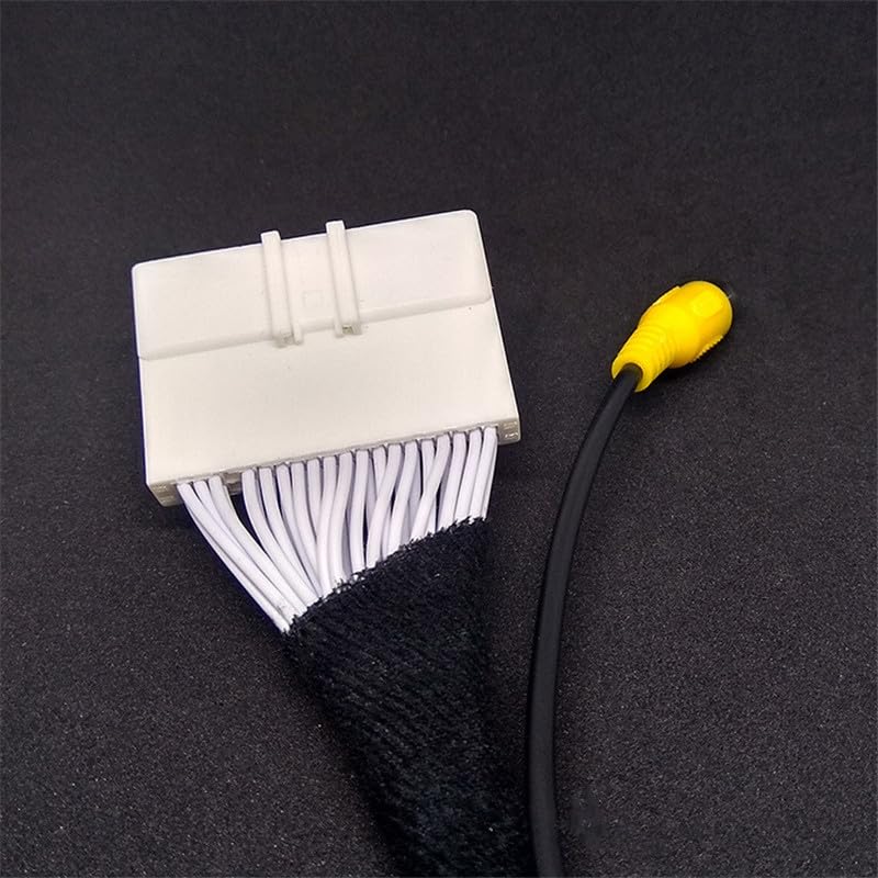 Video Input Switch Reverse Parking for RCA Adapter Cable for RCA Adapter Cable for Infiniti Q50L Q50 2018 Car Rear View Camera - (Color Name: for RCA Adapter)