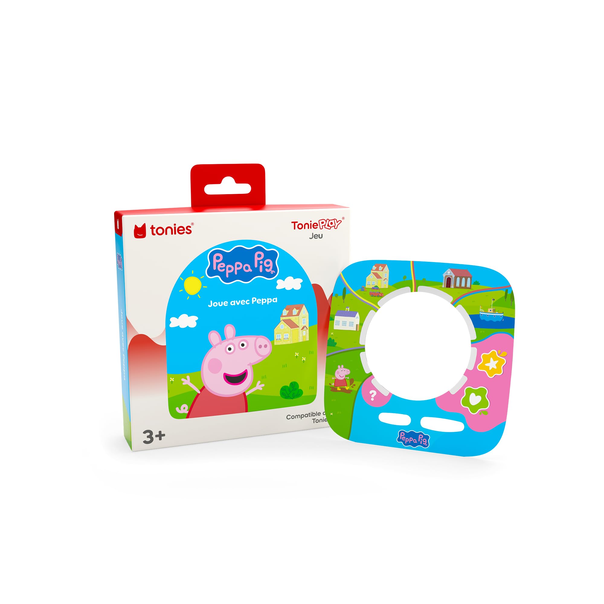 tonies Jeu Tonieplay Peppa Pig - Joue avec Peppa, Compatible avec La Toniebox 2, Jeu 3 à 9 Ans, Boîte à Histoires et contrôleur tonieplay Vendus séparément