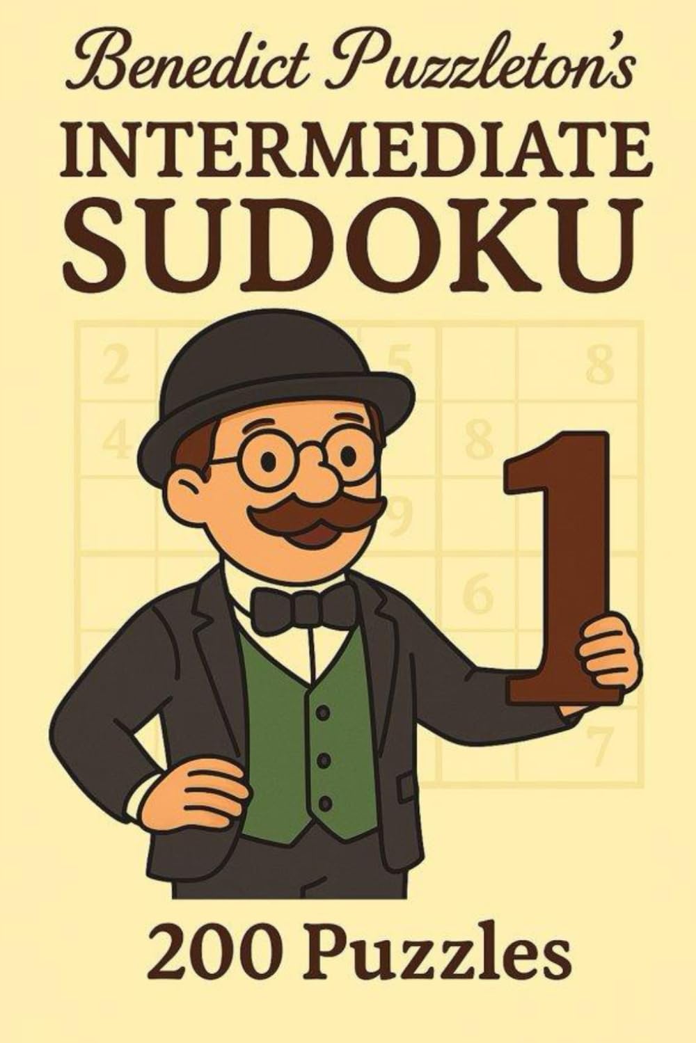 Benedict Puzzleton's Intermediate Sudoku 1: 200 Handcrafted Sudoku Puzzles for Intermediate Solvers
