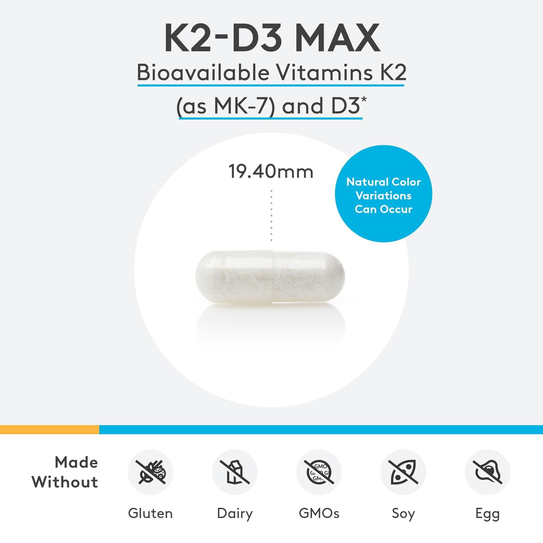 XYMOGEN K2-D3 Max, 60 Capsules — Amazon image 6