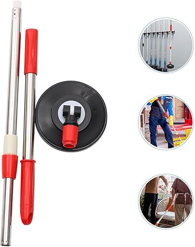 Miniatura 6 de Healifty Mango de fregona de repuesto para fregona giratoria, suministros de limpieza, poste de extensión de fregona, repuesto de trapeador