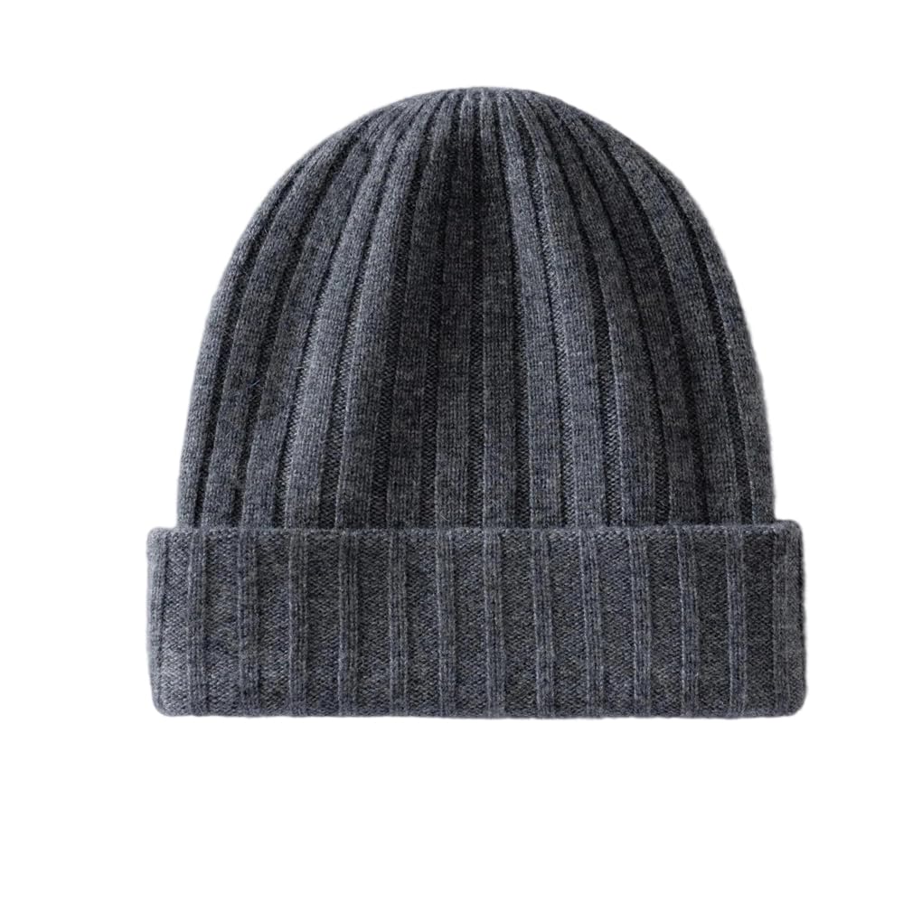 Bonnet en cachemire uni pour s'envelopper de douceur et de chaleur cet hiver