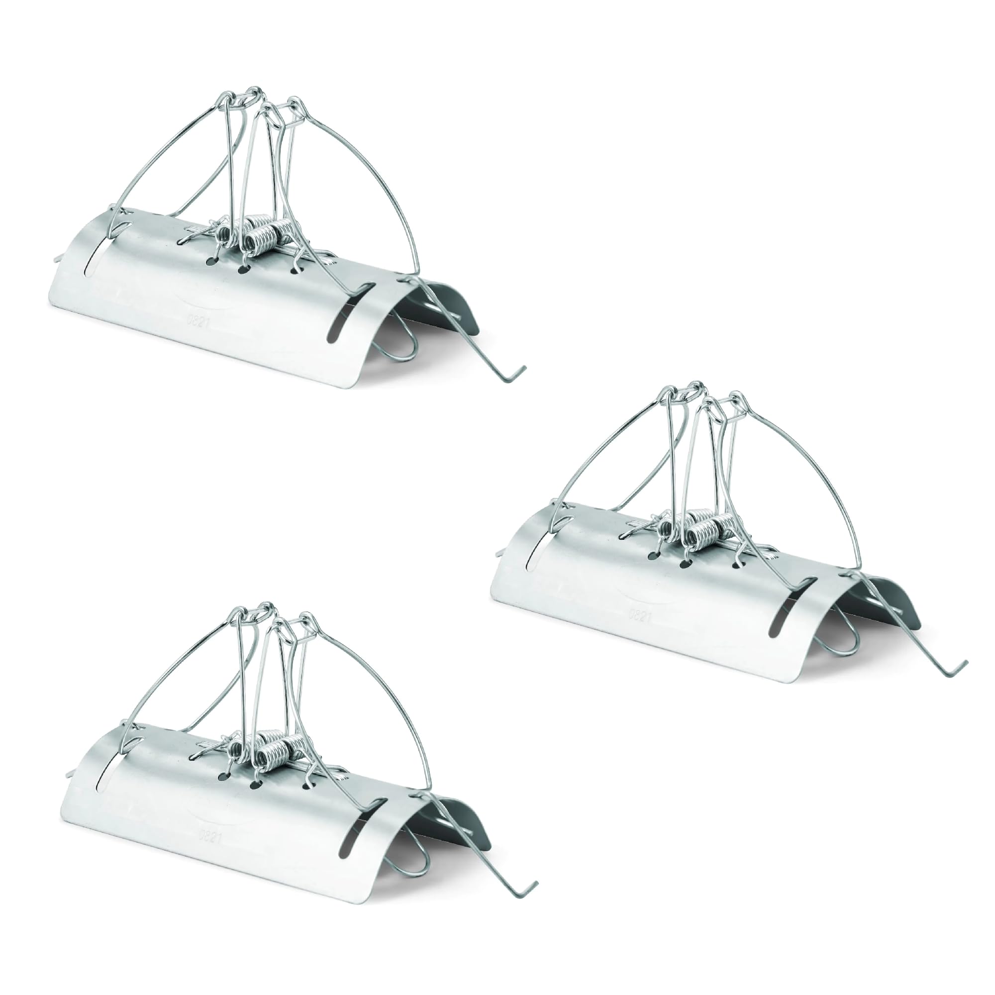 Pest-Stop Tunnel Mole Trap – Deter Moles – Capture Moles – Strong Mechanism – Durable – Rust Resistant – Reusable – Pack of 3