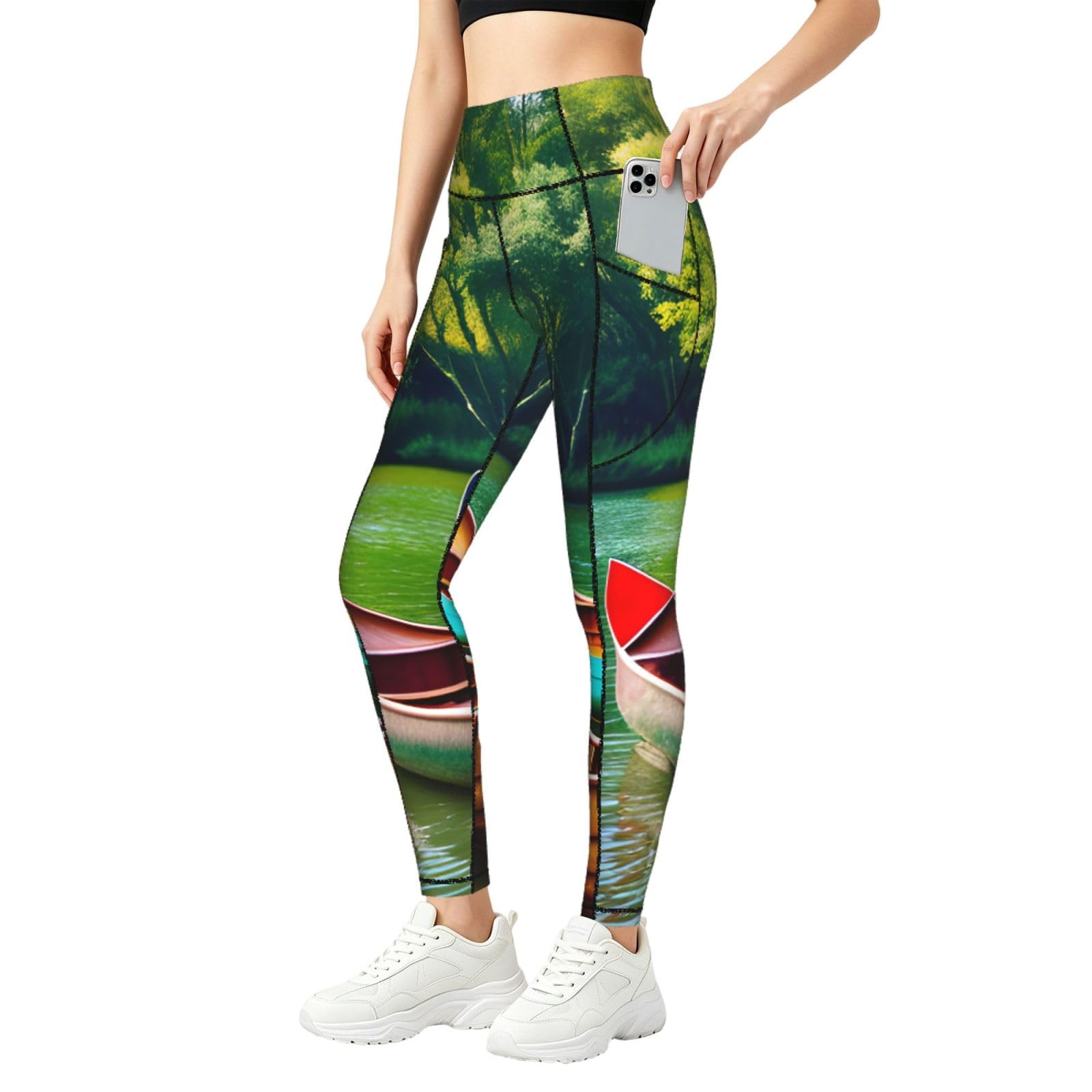 Leggings con estampado anti-transparencias conjuntos de deporte mujer 8