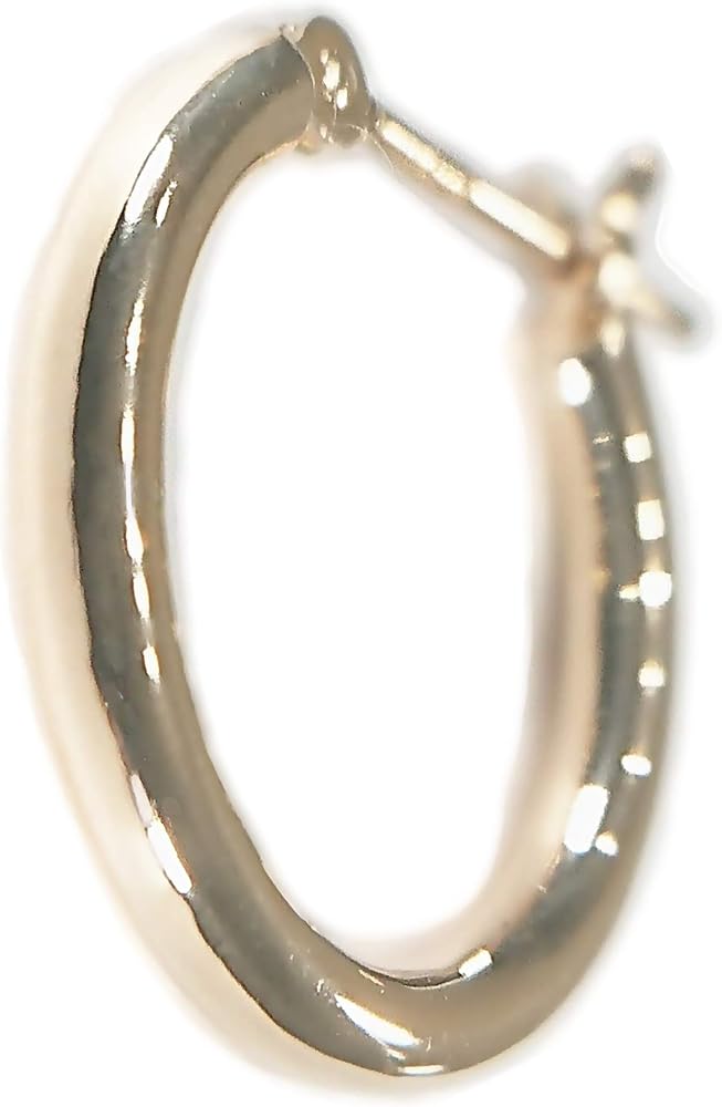 Amazon | メンズピアス 片耳 フープピアス K18 18金 リング